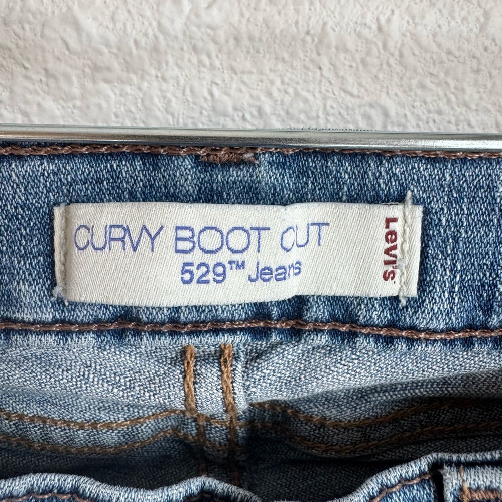 LEVI’S 529 Curvy Boot Cut Jeans. Size 8 SHORT. - Picture 4 of 8